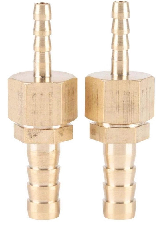Connettore a slang pericolato per tubi da 4 a 8 mm - Ideale per acqua e gas - 2 pezzi
