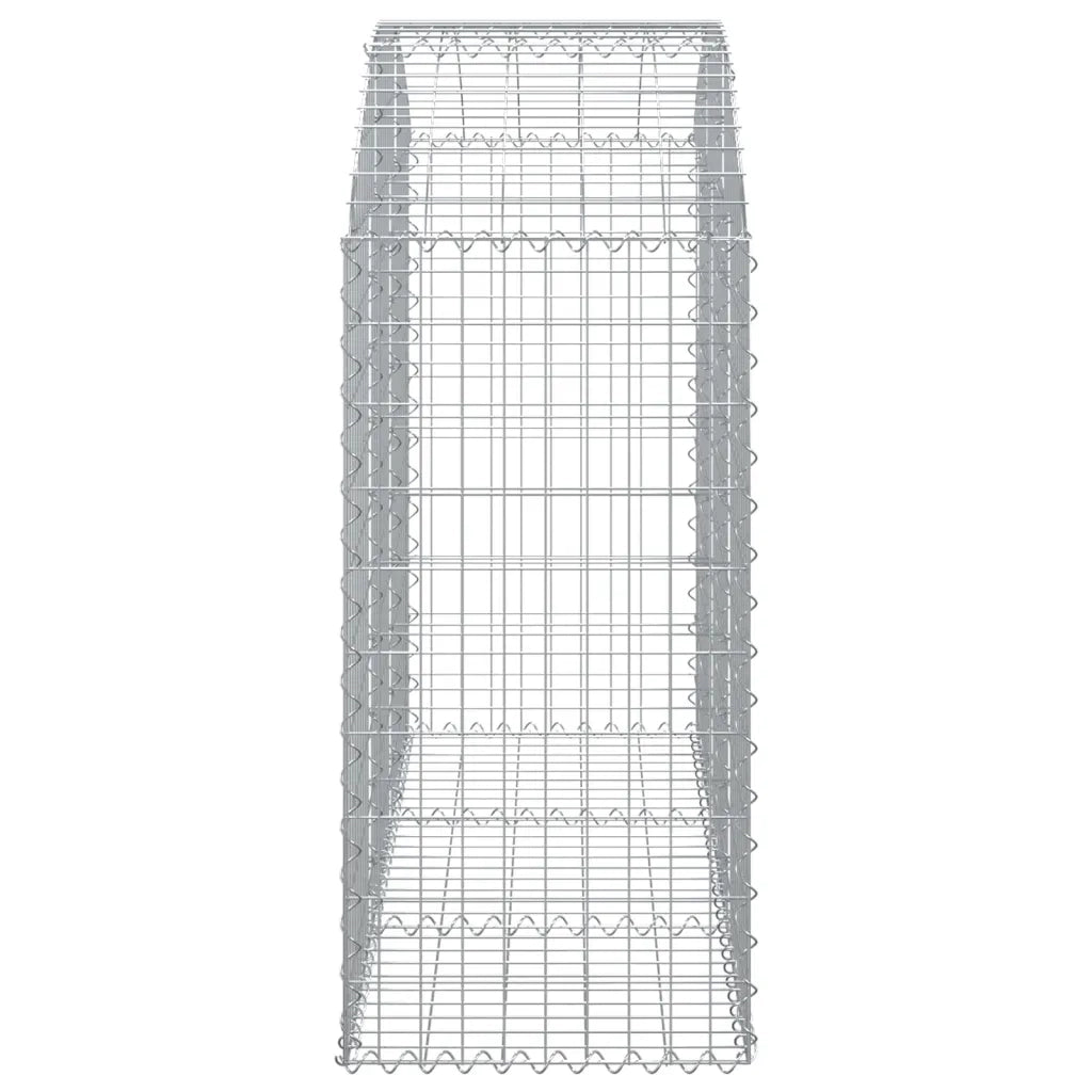 Cesto Gabbione ad Arco 150x50x100/120 cm Ferro Zincato 153455