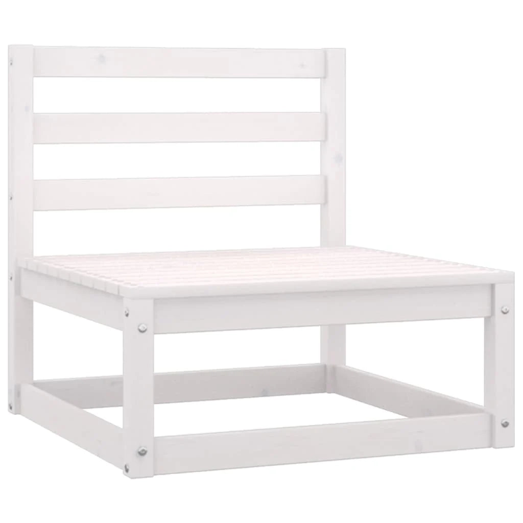 Set di mobili da giardino mobili da esterno 4 pezzi bianco legno di pino massiccio 02_0016213