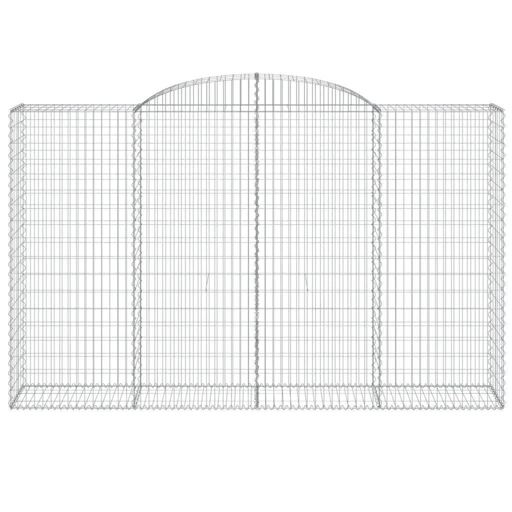 Cesti Gabbioni ad Arco 8 pz 300x50x180/200 cm Ferro Zincato