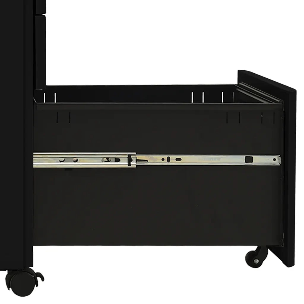 Schedario Mobile Nero 30x45x59 cm in Acciaio CFW8012855