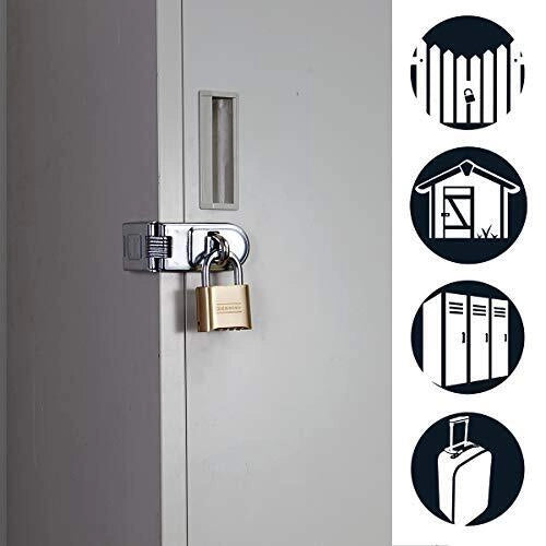 Master Lock 175EURDLH Lucchetto a Combinazione in Zinco Massiccio con Archetto in Acciaio Temprato 58 mm Colore Oro