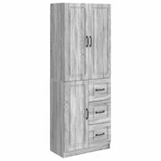 Set di armadi 2 pcs Sonoma grigio Legno ingegnerizzato 3416985