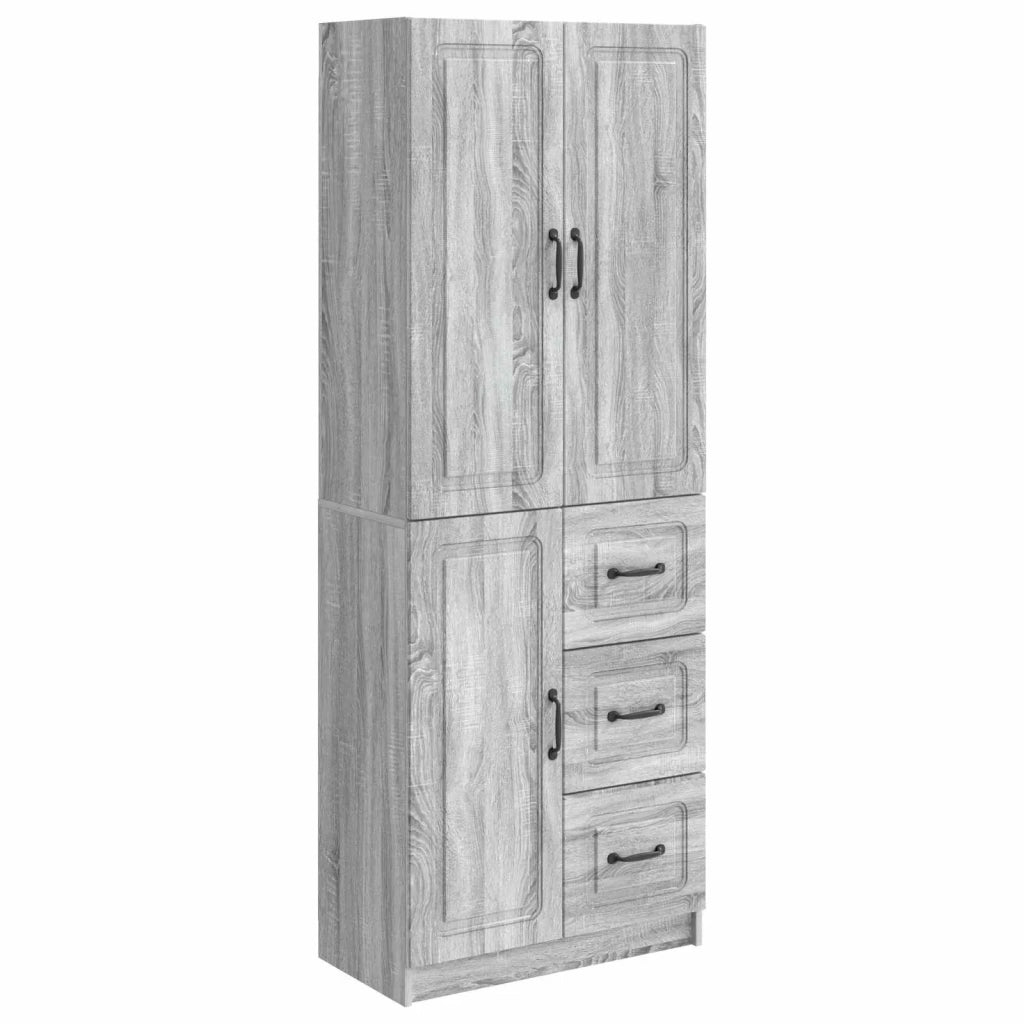 Set di armadi 2 pcs Sonoma grigio Legno ingegnerizzato 3416985