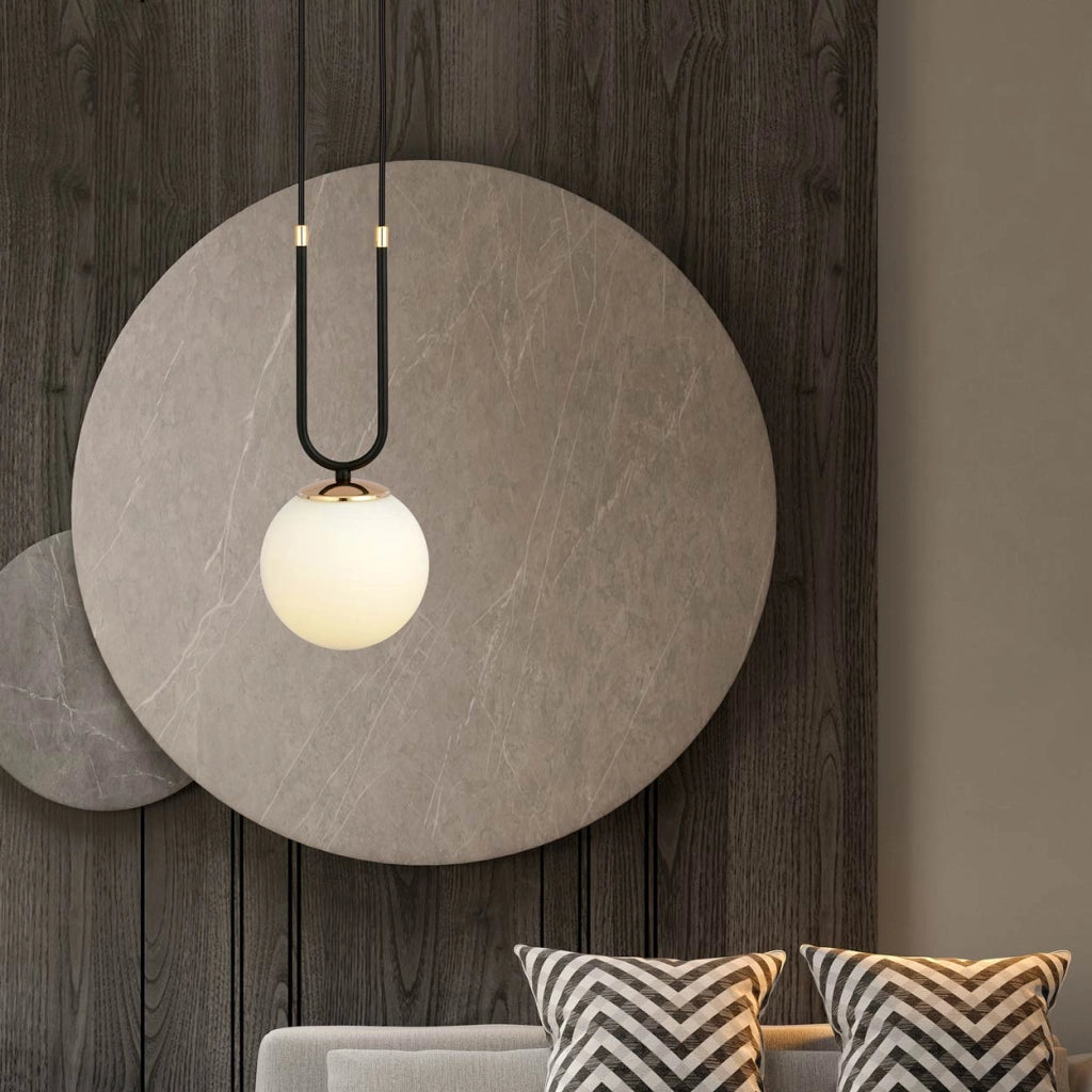 Lampada a sospensione Emibig Glam 1xE14 Ø15 nero opale