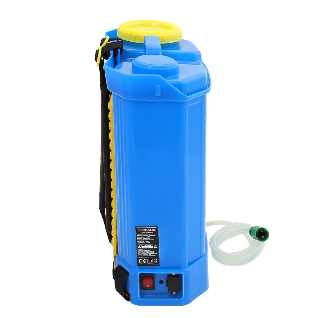 Zaino Per Acqua 16 Litri & Asta Telescopica Estensibile 9,1 Metri Con Spazzola