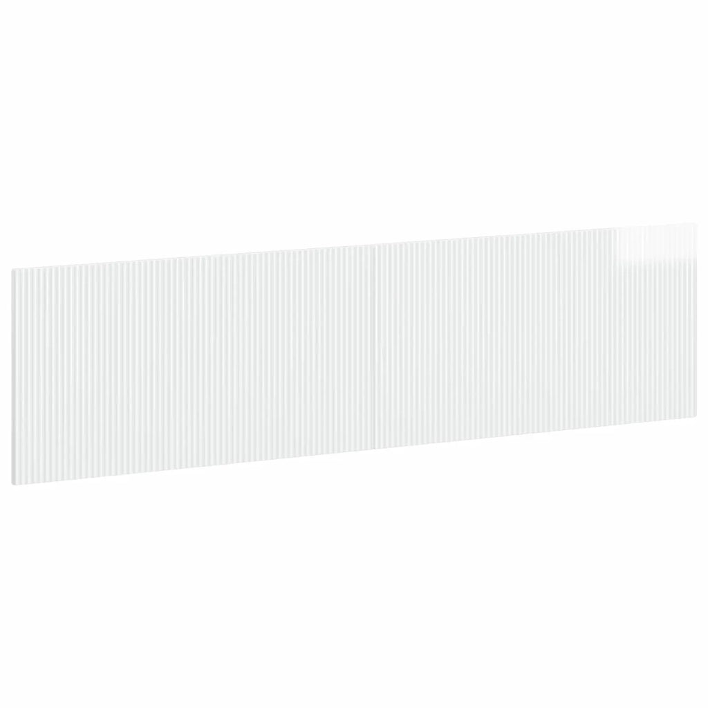 Testiera da Muro ARNHEM Bianco Lucido Legno ingegnerizzato 896709