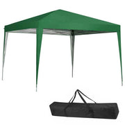 Gazebo 3x3 Pieghevole Impermeabile Richiudibile Fisarmonica Fiera mercato Verde