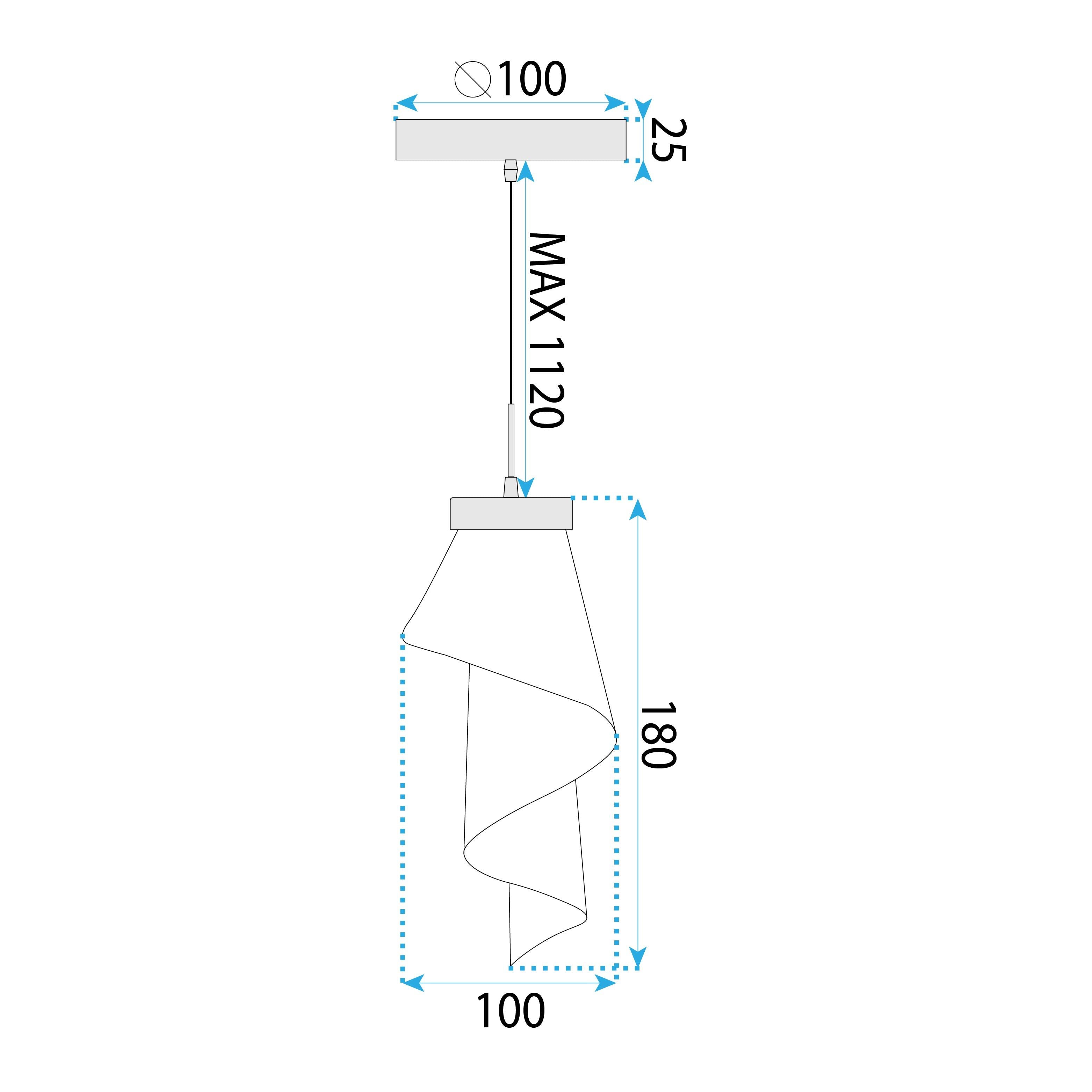 Lampada Da Soffitto Rispecchiata Rose APP1765-1CP