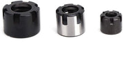 Collet per viti - 40 elementi di fissaggio in acciaio - Duraturo e affidabile - ER11M/16M/20M - Per lavorazione del legno - Pratico e versatile