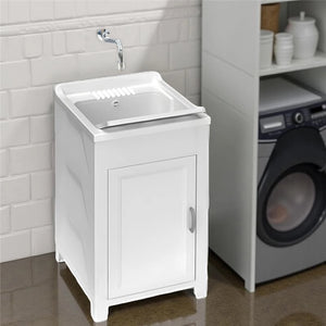 MOBILE LAVATOIO IN RESINA RESISTENTE AI DETERGENTI E AGLI ACIDI DI USO COMUNE PER ESTERNO E INTERNO 45X50X85 CM