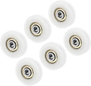 Katena a nastro in nylon a U - 6 pezzi - Bianco - 5 x 21 x 7 mm