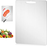 Tavolo di Lavoro in Acciaio Inossidabile 38,5x27,5cm per la Cucina - Tavolo di Lavoro in Acciaio 304 affidabile per Carne Frutta Verdure - Pane Burro Cibo per Bambini Varie Operazioni di Cottura