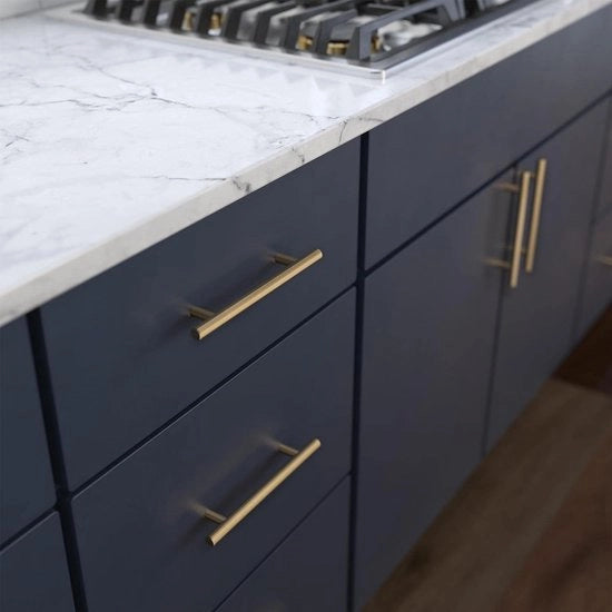 Cassettiere Bar con Porta vetrata, colore Champagne Bronzo, modello P01026Z-CZ-B.