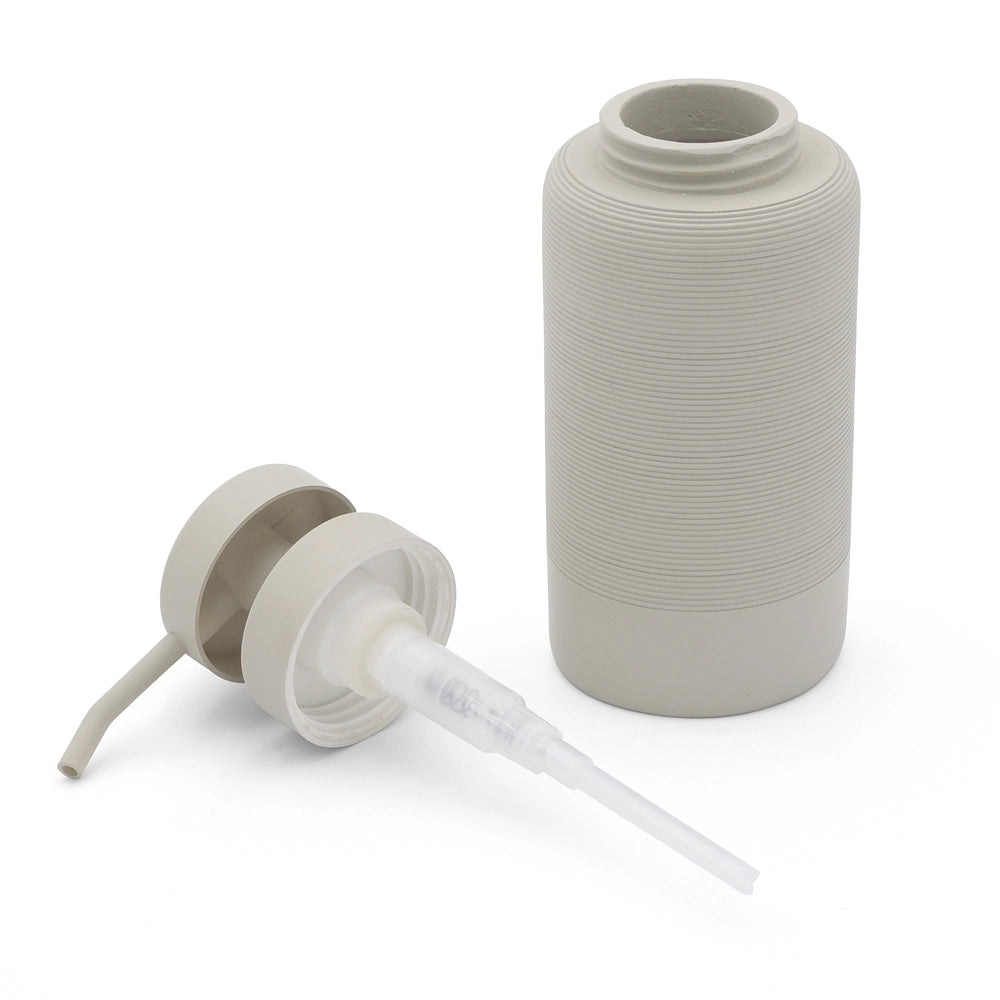 Dispenser sapone liquido in poliresina crema Marica