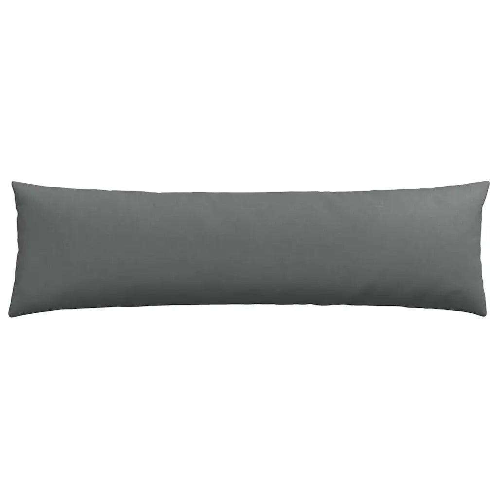Cuscini da Divano 2 pcs Grigio scuro 145 x 40 cm Tessuto