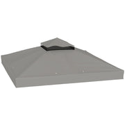 Tenda da giardino ¨C zephmum ¨C 3x3 m grigio UPF30+