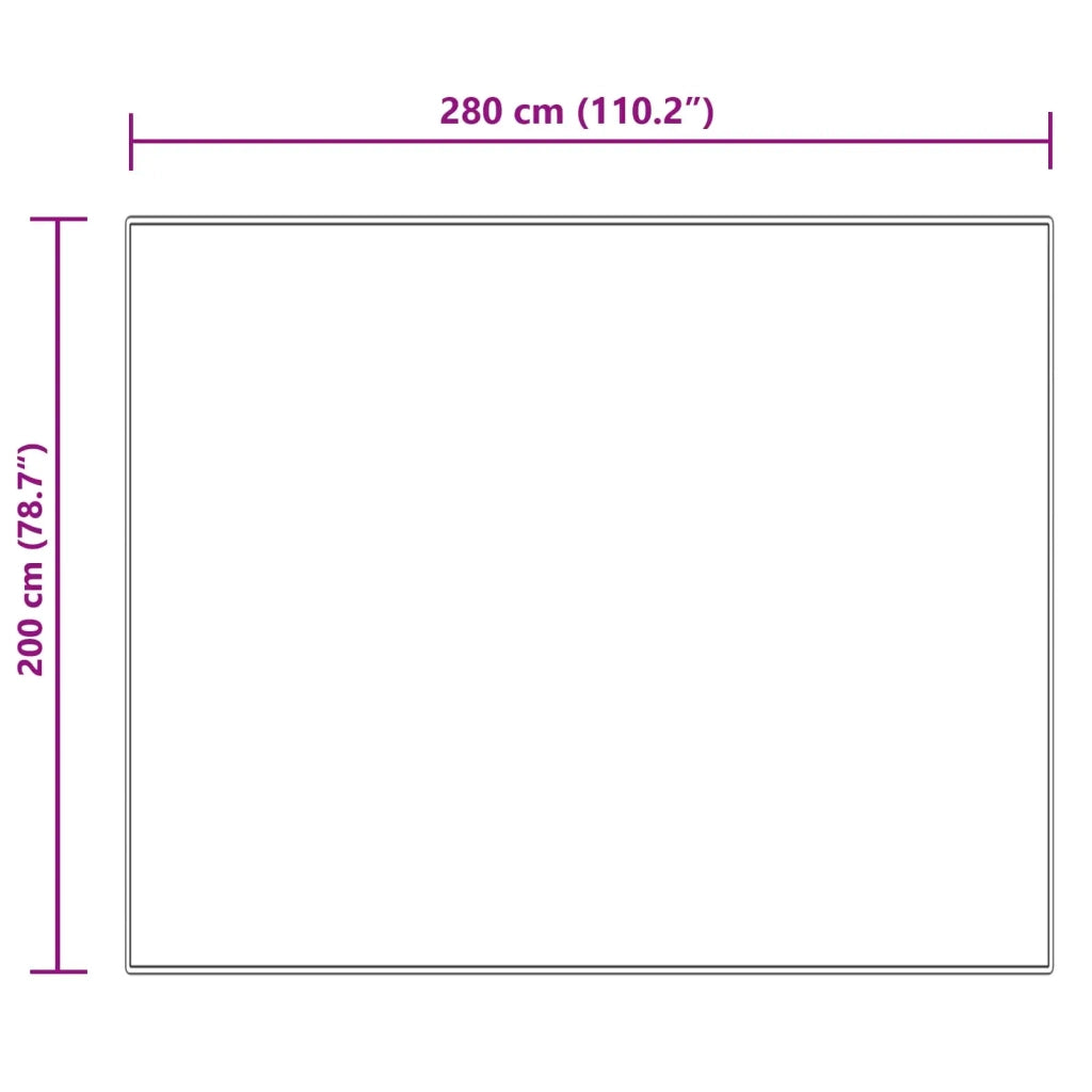 Tappeto in finta TAFALLA | Tappeto del soggiorno Crema 200 x 280 cm Poliestere