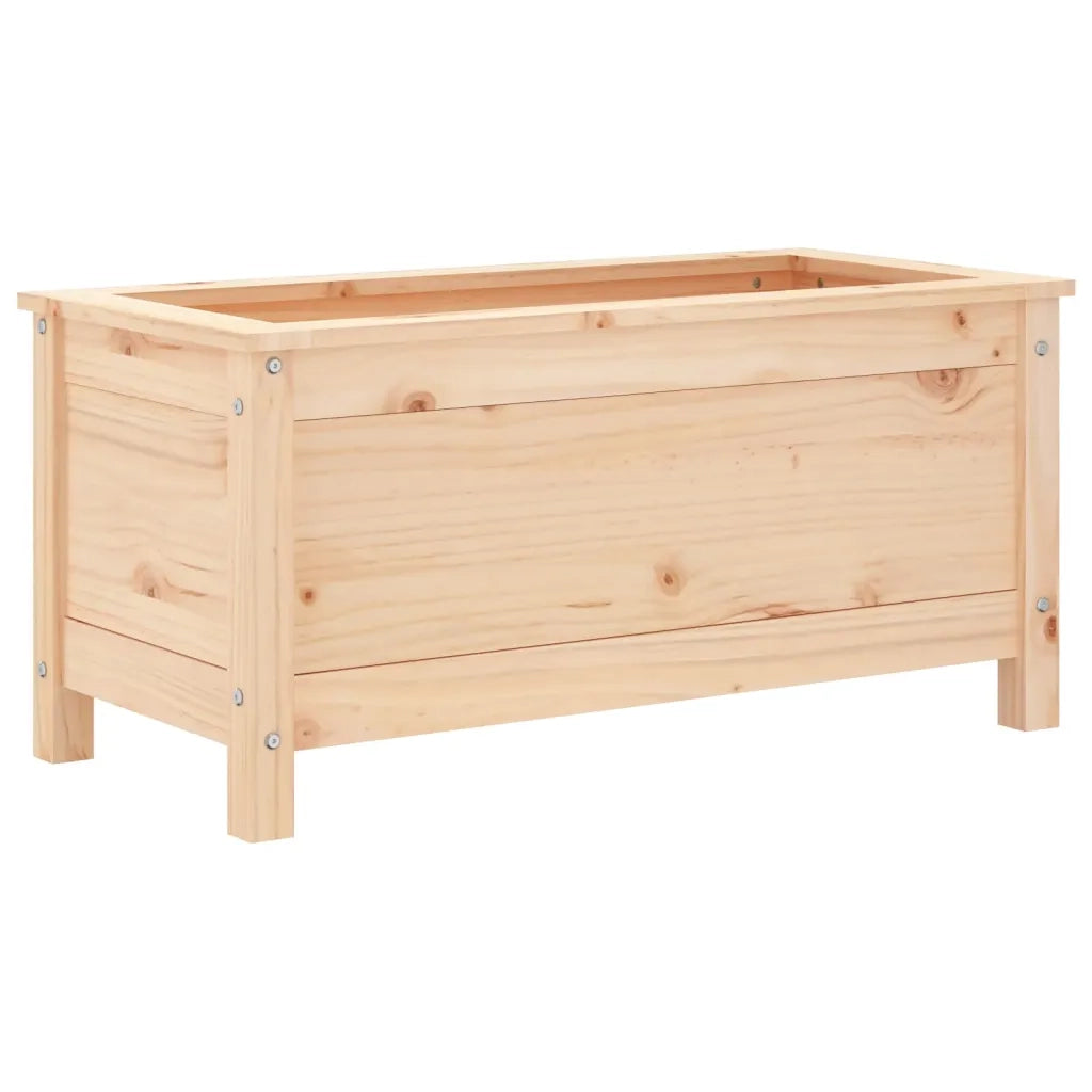Fioriera da Giardino 82,5x40x39 cm in Legno Massello di Pino 825254