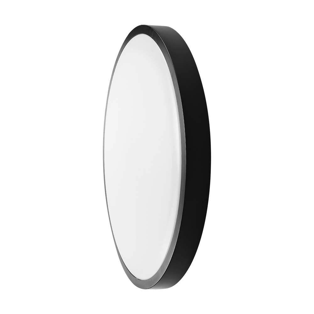 Plafoniera LED V-TAC 36W 35cm nera IP44 4000K 3820lm