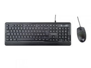 KIT EXCLUSIVE TASTIERA + MOUSE CON FILO - NERA (MY539)