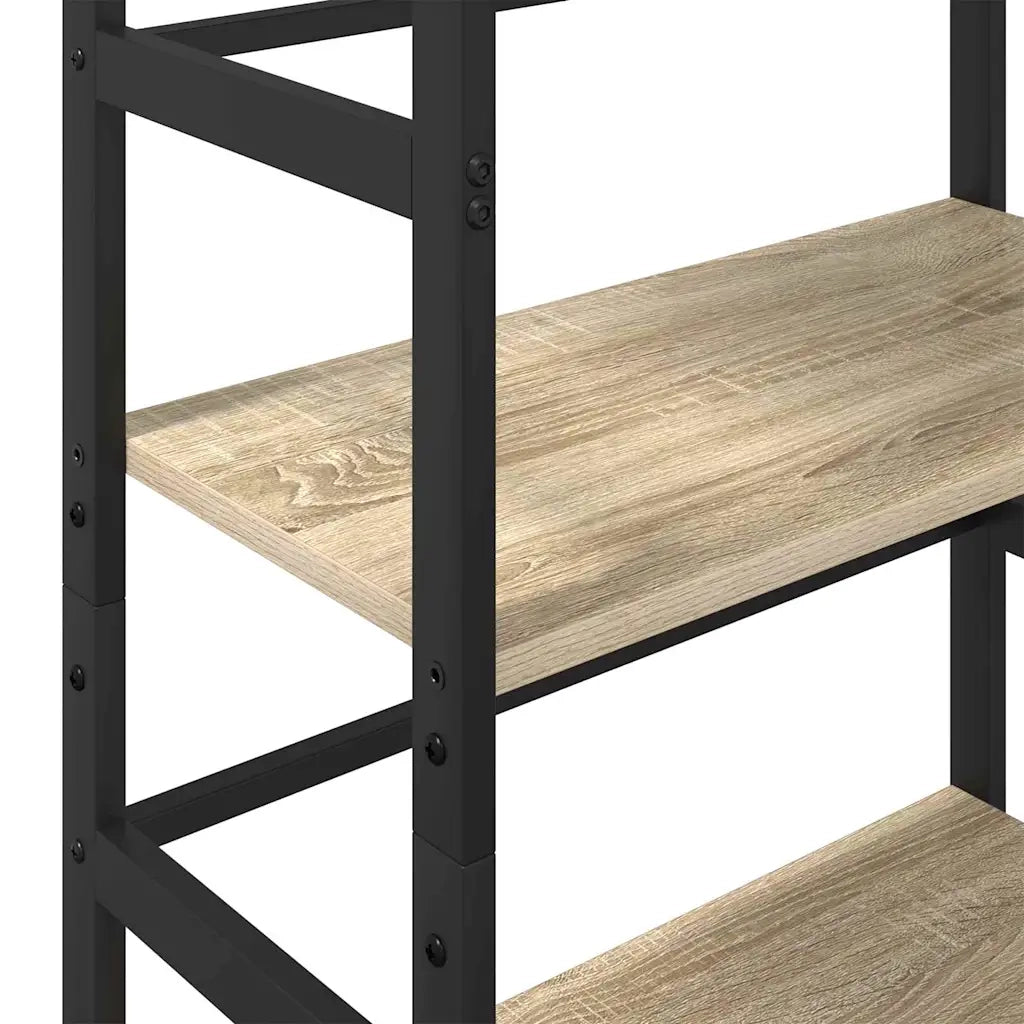 Libreria-Scaffale per Libri-Mobile di Stoccaggio Rovere Sonoma 60 x 29,5 x 149 cm Legno multistrato