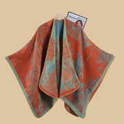Sciarpa calda e spessa double face, scialle/mantella retr¨° da donna