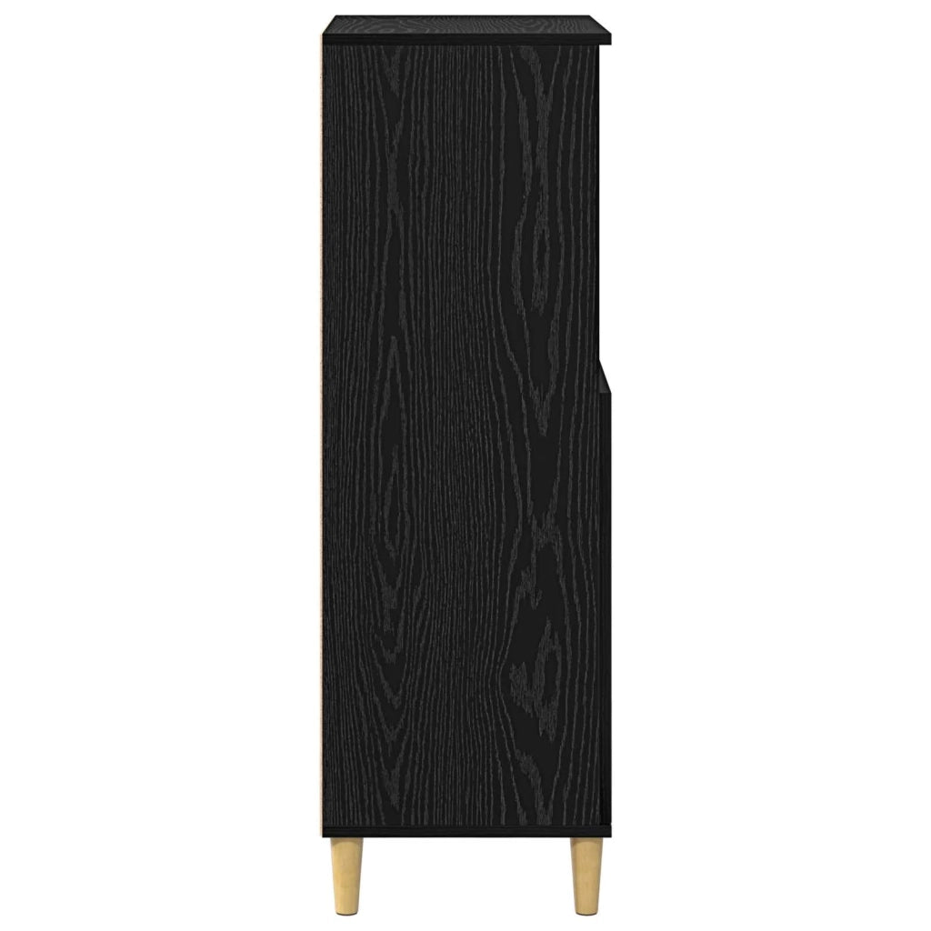 Credenza Rovere Nero 60 x 36 x 110 cm Legno ingegnerizzato 8014920