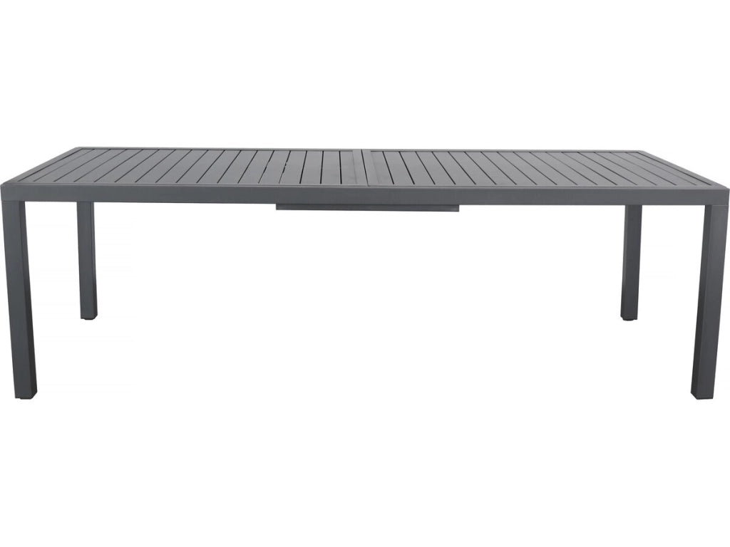 Tavolo da giardino allungabile in metallo "Salou" - 240/300 x 100 x 75 cm - Grigio