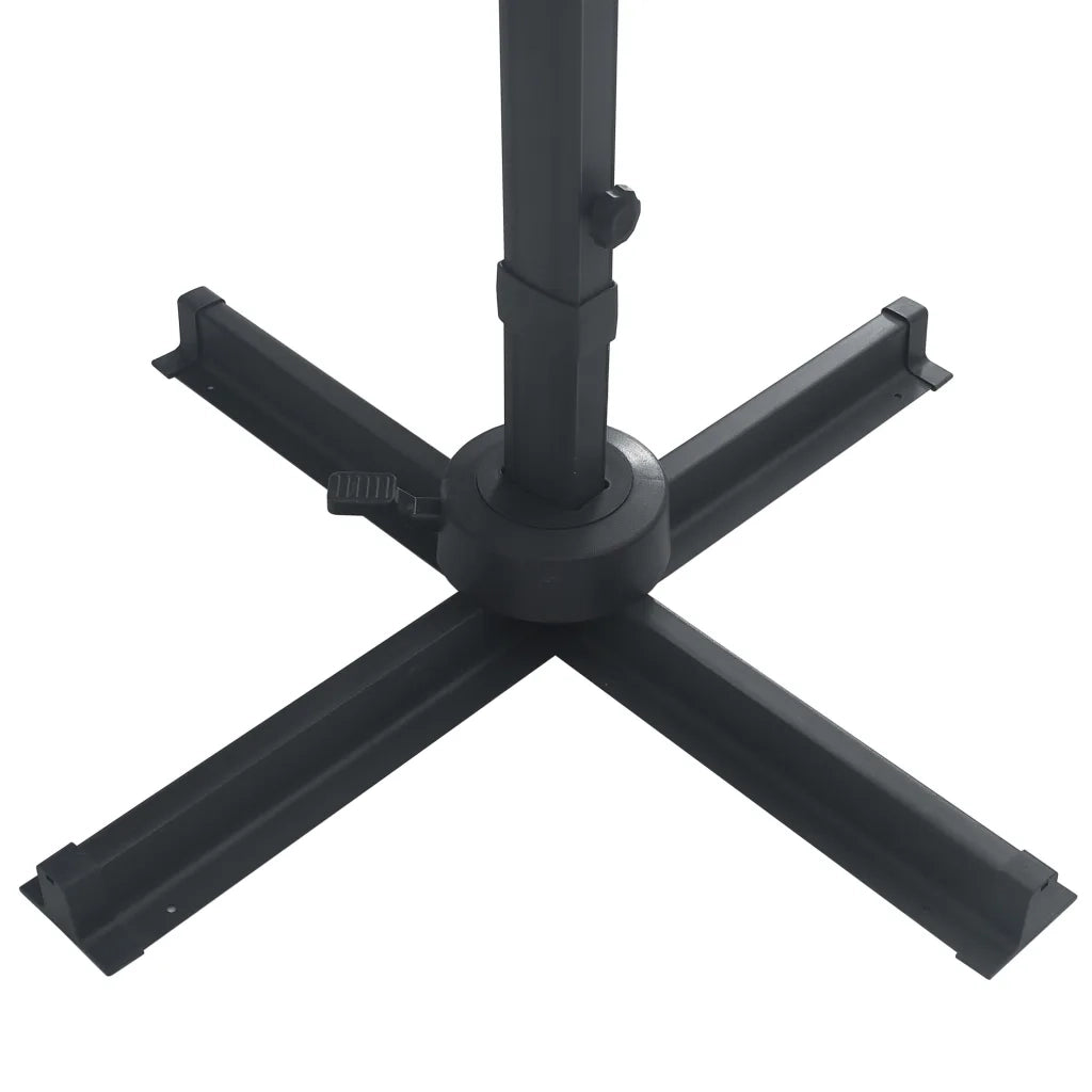 Ombrellone a Sbalzo con LED Palo in Alluminio 400x300 cm Talpa cod mxl 21046
