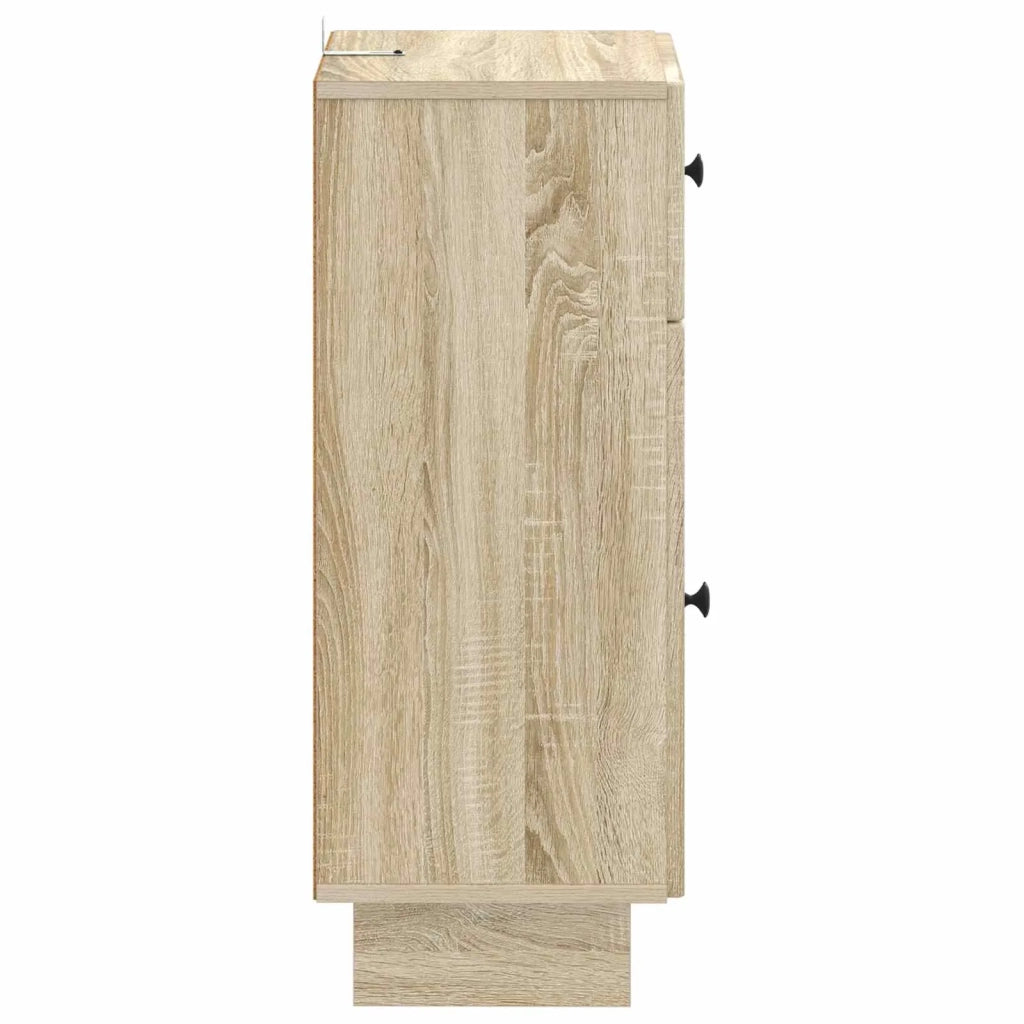 Mobiletto da Bagno EDE Rovere Sonoma 30 x 31 x 80 cm 895947