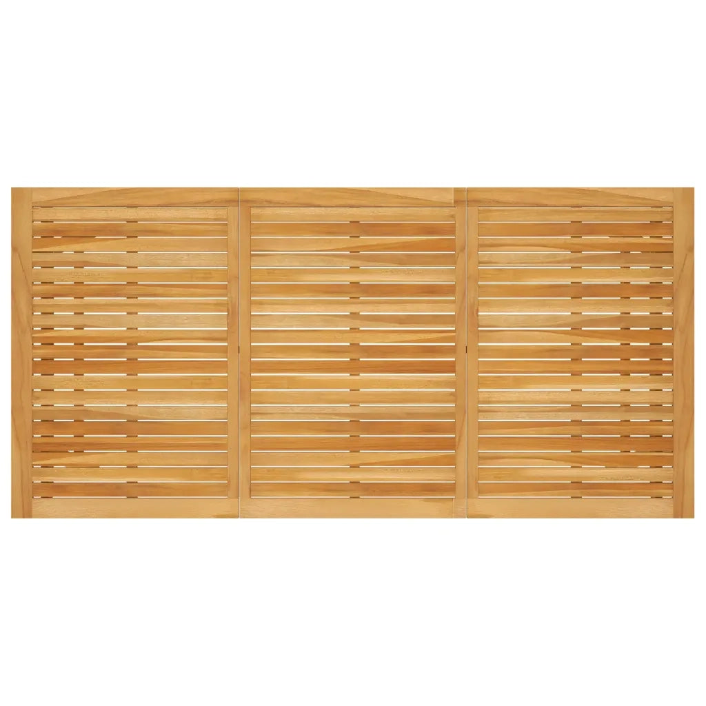 Set Mobili da Pranzo per Giardino 7 pz Marrone cod mxl 43602