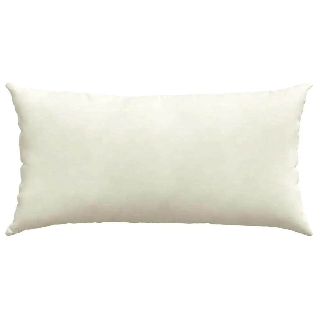 Cuscini da Divano 2 pcs Crema 80 x 40 cm Tessuto in Cords