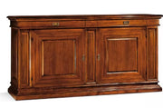 Madia credenza in legno 2 porte 2 tinta noce  l.205 p.57 h.113 - Mobili 2G