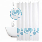 Trade Shop - Tenda Per Doccia Vasca Bagno Design Con Cerchi Bicolore 240x200cm 12 Ganci 87600 -