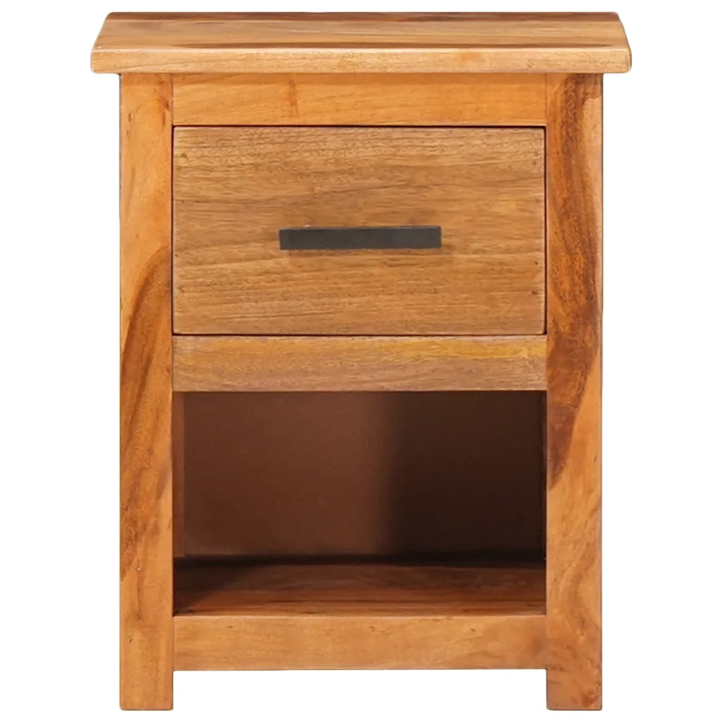 Comodino | Armadio da Notte | Mobiletto da notte 40x30x50 cm in Legno Massello