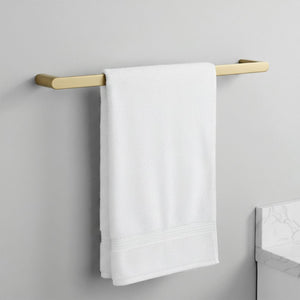 Set Accessori Da Bagno Mati Brush Gold 4 Pezzi