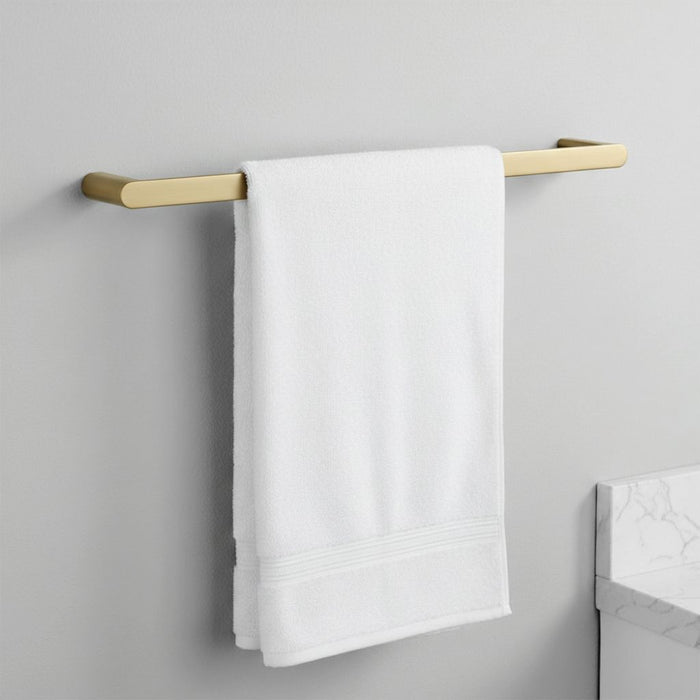 Set Accessori Da Bagno Mati Brush Gold 4 Pezzi