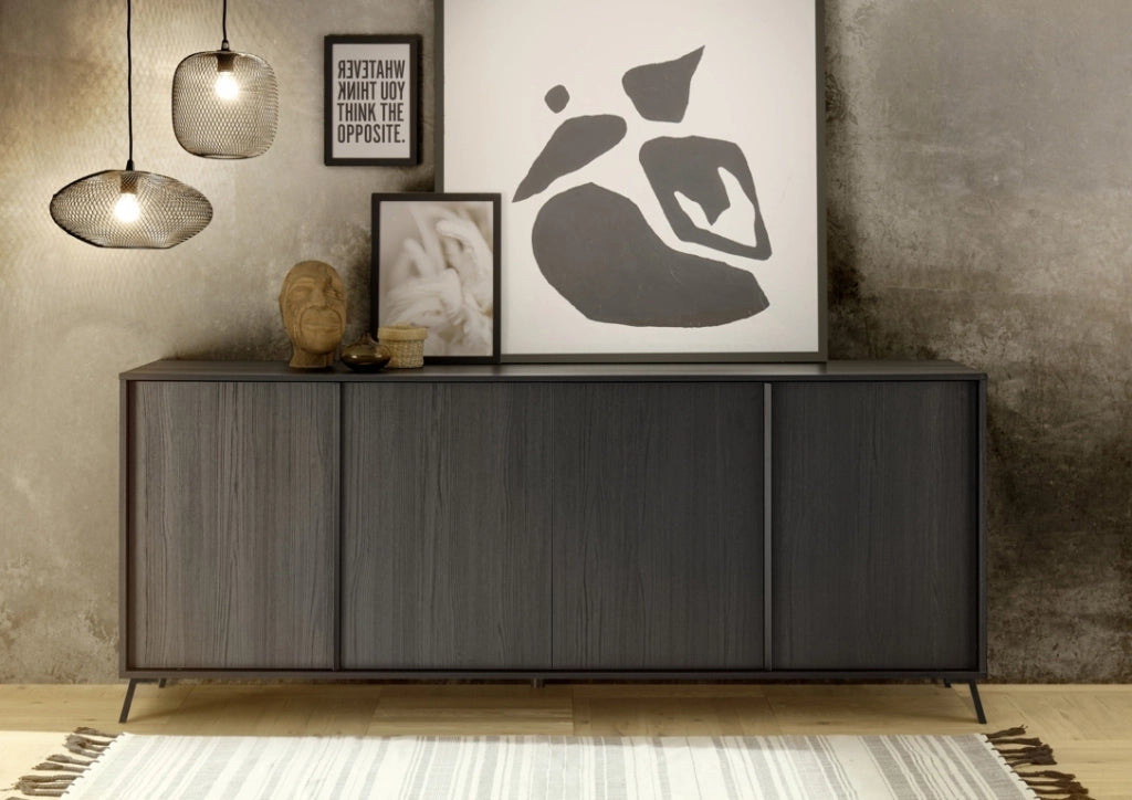 Buffet SALEM nero frassino