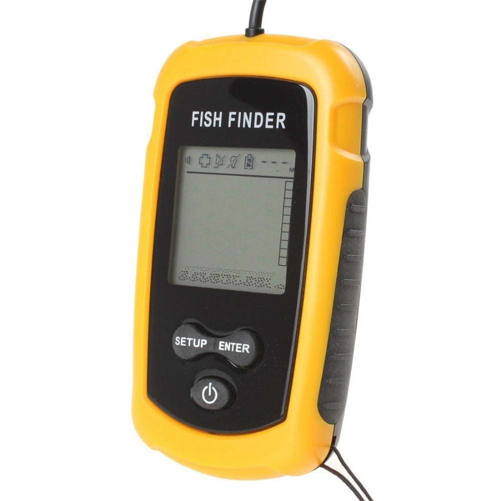 Trade Shop - Ecoscandaglio Sonar Sonda Portatile Pesca Acqua Dolce Salata Cerca Pesci -
