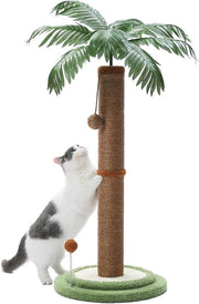 Palo di protezione per gatti con foglia di cocco - Ricarica avanzata per gatti - 1 pezzo - Miele - 85 cm