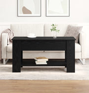 Tavolino da caffÃ¨ in rovere nero - 101x49x52 cm fatto di legno ingegnerizzato