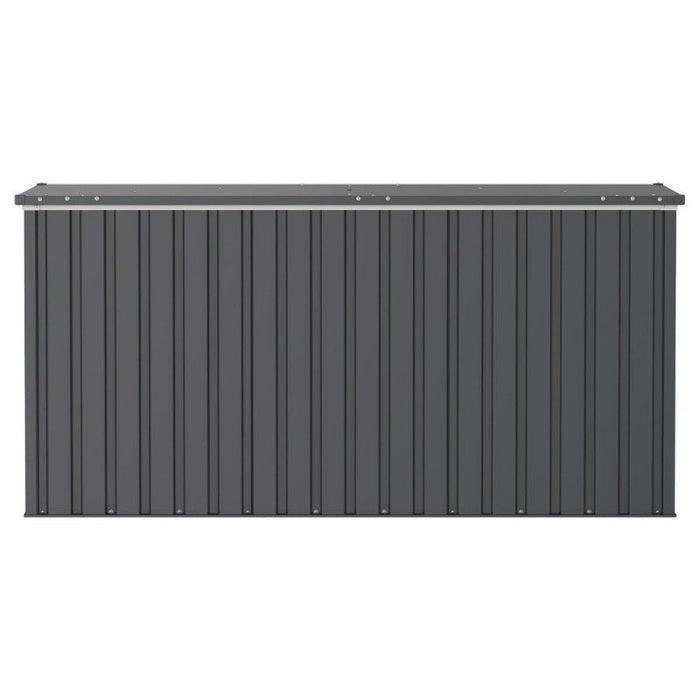 Baule Porta Attrezzi da Esterno 1450 Litri in Acciaio Zincato Antracite