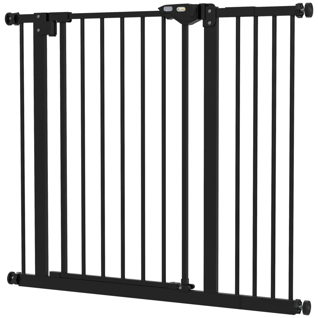 Cancello di sicurezza per cani ¨C Minimal ¨C Nero, metallo, 74-80/87-94 cm