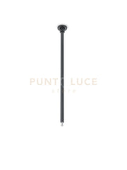 DUOLINE KIT 2 DISTANZIATORI A SOFFITTO LUNGHE NERO H. 25CM PER SISTEMA BINARIO
