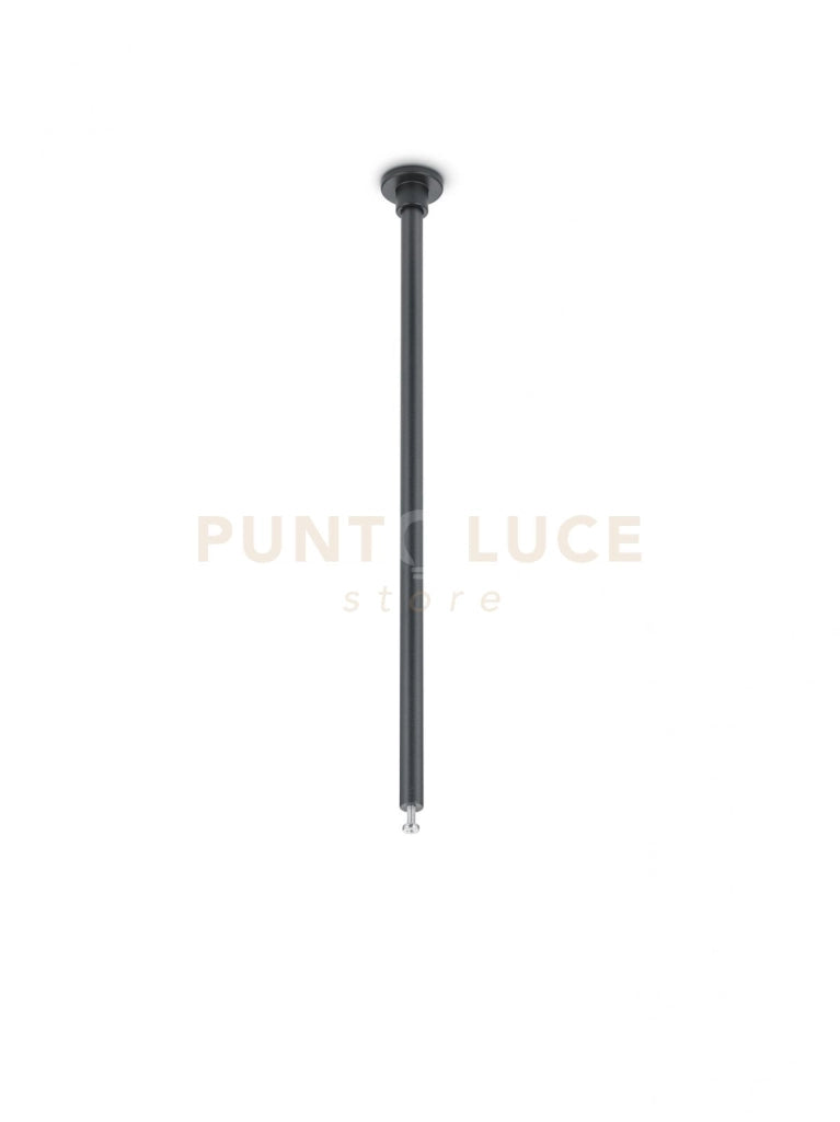 DUOLINE KIT 2 DISTANZIATORI A SOFFITTO LUNGHE NERO H. 25CM PER SISTEMA BINARIO