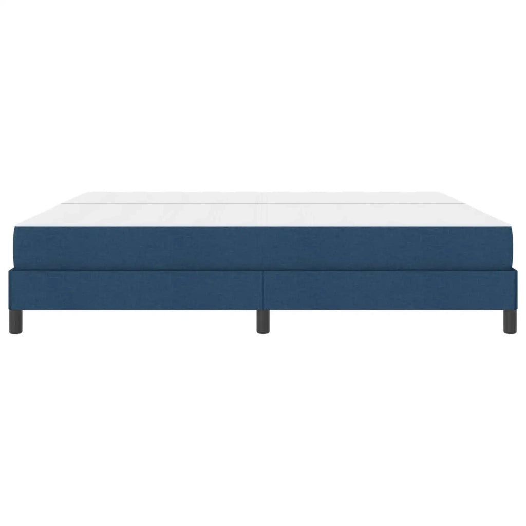 Letto a molle con materasso Blu 200 x 200 cm Tessuto 3398520