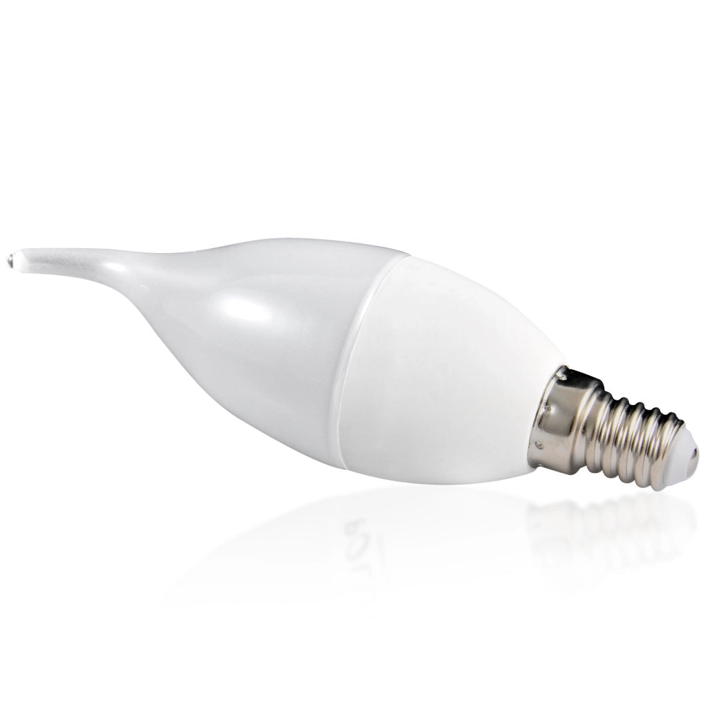 Lampadina LED fiamma E14 6,3W 560lm 3000K opale Polux