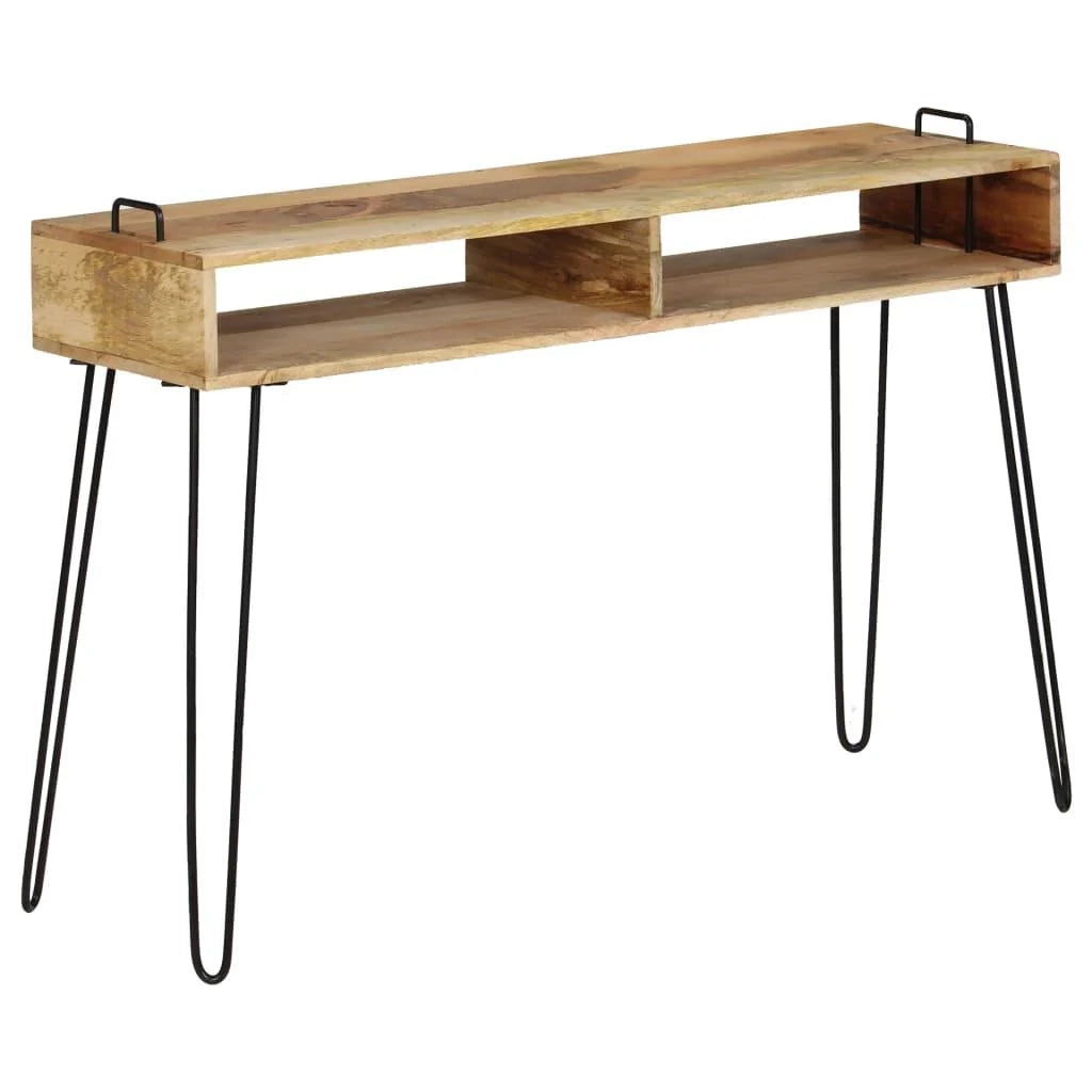 Buffet credenza mobiletto consolle mobile contenitore legno massello di mango 115 cm 4402227