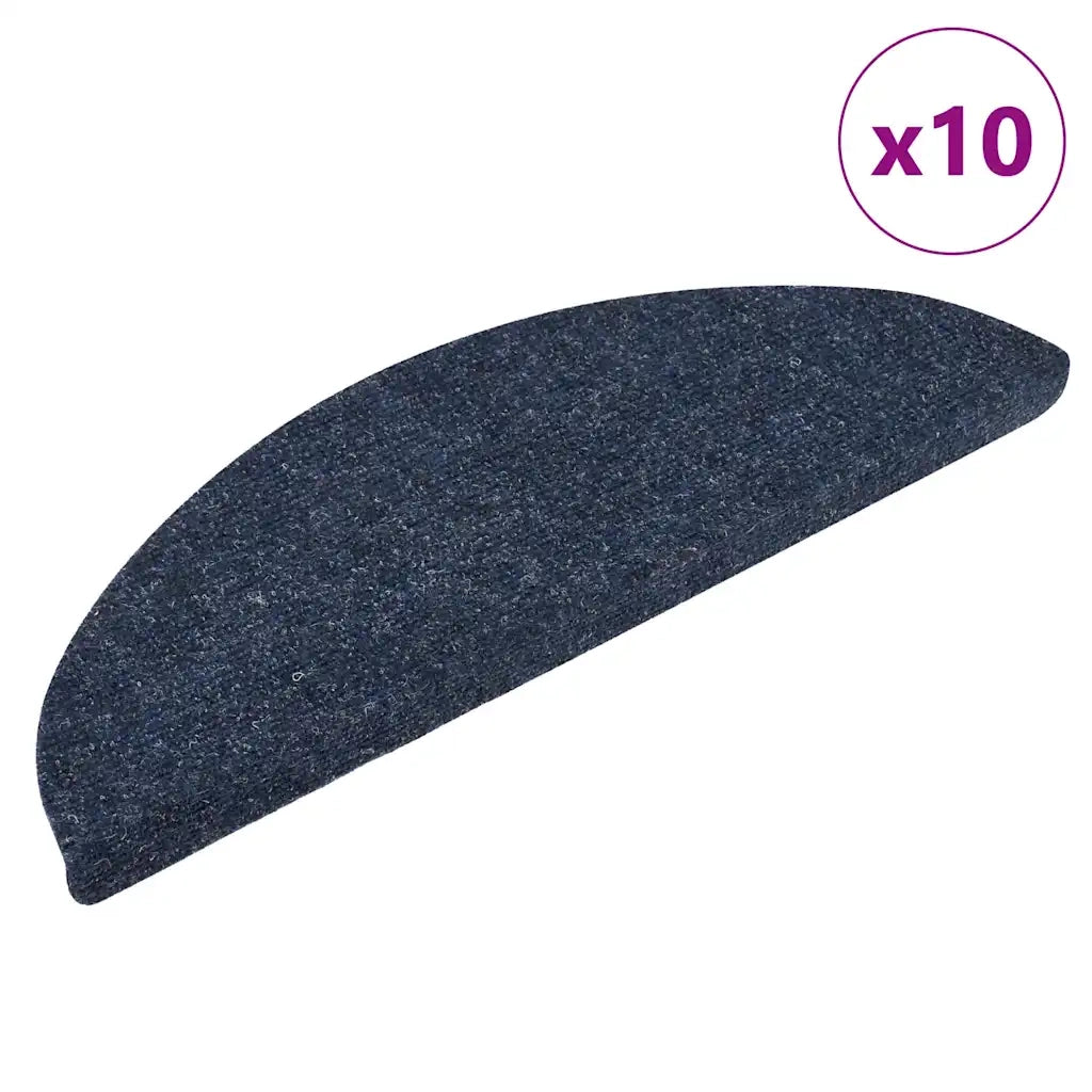 Tappetini Adesivi per Scale 10 pz 56x17x3 cm Blu Agugliati cod mxl 65071